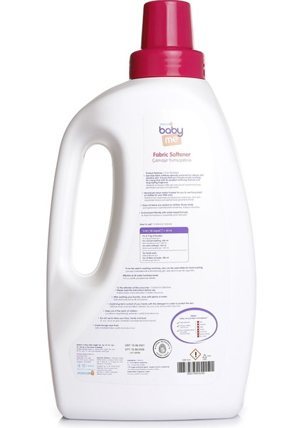 Baby Me Bebek Çamaşır Yumuşatıcı 1500 ml