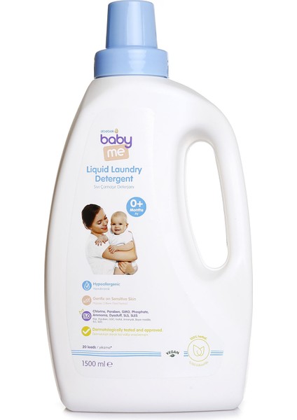 Baby Me Sıvı Bebek Çamaşır Deterjanı 1500 ml