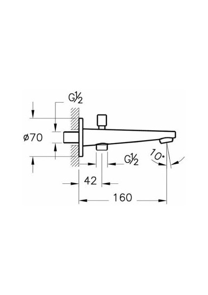 Artema Solid S A42541 El Duşlu Çıkış Ucu