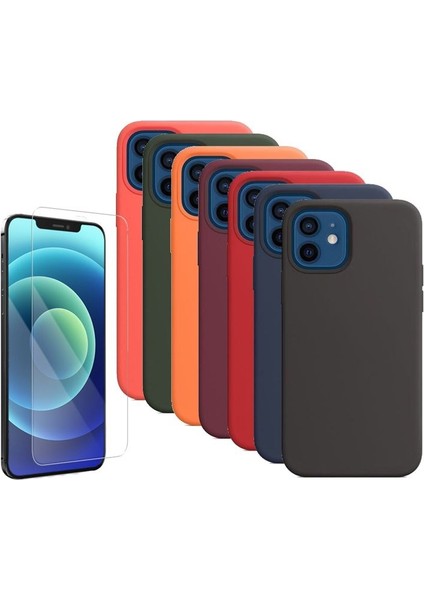 Apple iPhone 12 Mini 5.4 Kılıf Içi Kadife Silikon Lansman Tam Koruma