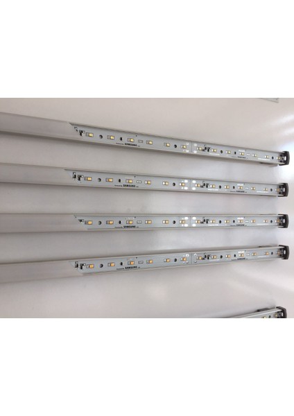 Samsung 24 Volt Alüminyum LED Profil Çubuk LED Bar 6500 Kelvın Beyaz Renk (2 Metre boy)