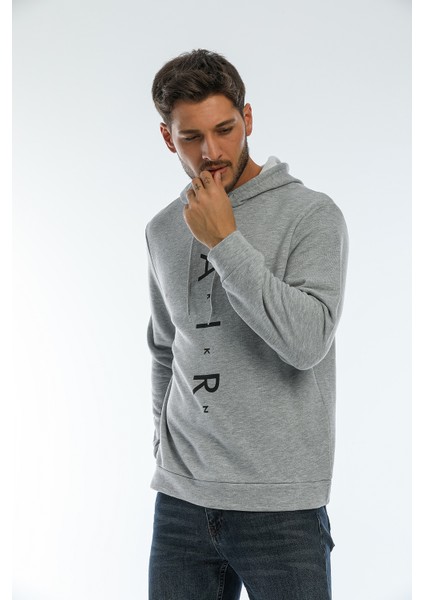 Kapşonlu Air Baskılı Sweat SPR22SW162