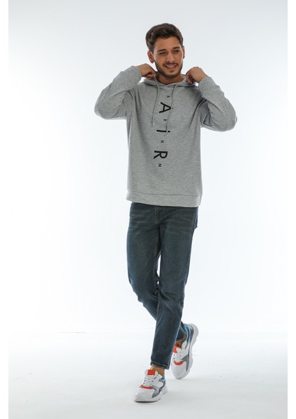 Kapşonlu Air Baskılı Sweat SPR22SW162