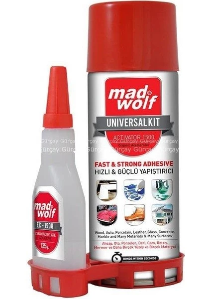 Mad Wolf Hızlı Yapıştırıcı 65GR*250ML