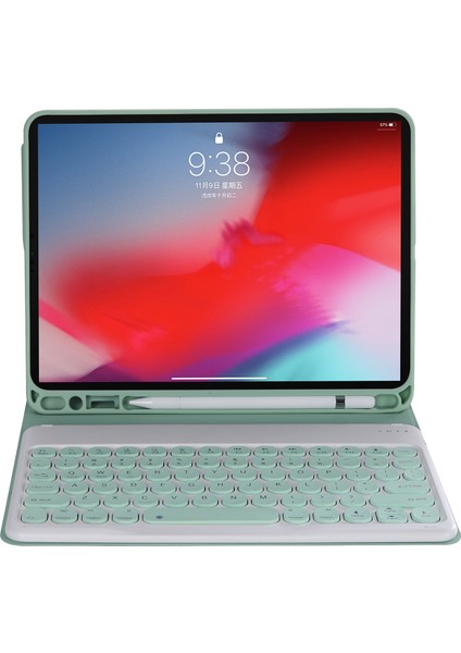 YT11B iPad Pro 11 Inç (2020) & (2018) Için Bluetooth Klavye Kılıfıaçık Yeşil (Yurt Dışından) indirimleri