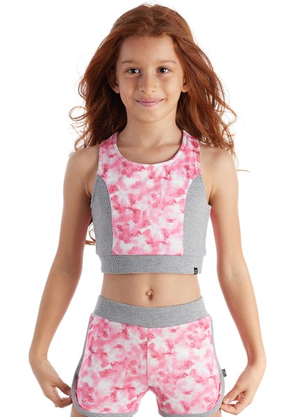 Sanya Marble Crop Top