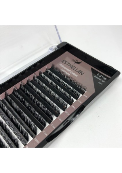 Ipek Kirpik L Kıvrım 0.07MM Mix Kutu