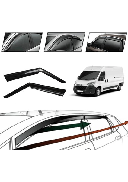 Citroen Jumper 2014 Cam Rüzgarlığı 2 Li modelleri