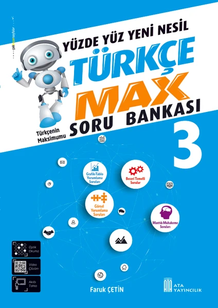 Ata Yayıncılık 3. Sınıf Türkçe Max Soru Bankası