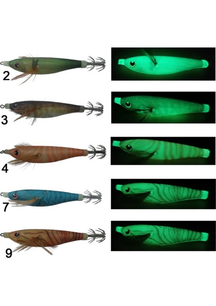 Kalamar Zokası Aquasalty Jager Squid Jig 90MM 13GR No.2