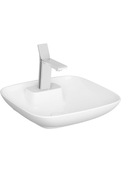 Memoria 5887B403-0041 Kare Çanak Lavabo 45 cm Beyaz