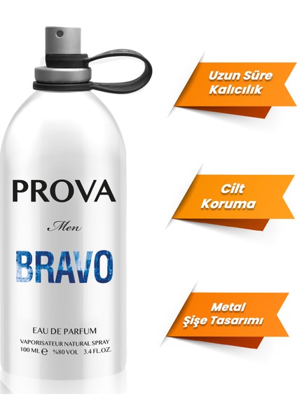 Bravo EDP Erkek Parfüm 100 ml