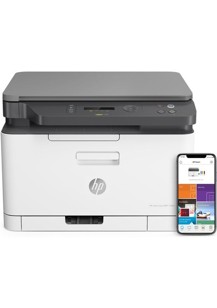 Color Laser MFP 178NW Tarayıcı + Fotokopi + Wi-Fi Renkli Lazer Yazıcı 4ZB96A