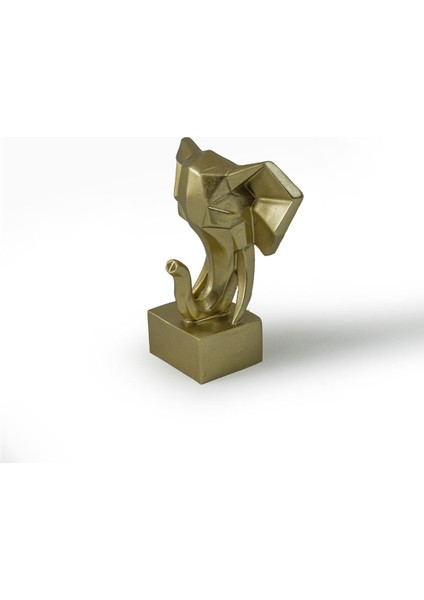 Kübik Fil Dekoratif Obje Gold fiyatları