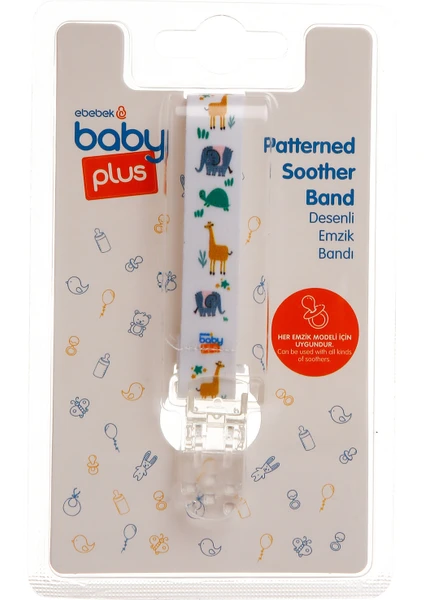 Baby Plus Desenli Emzik Bandı