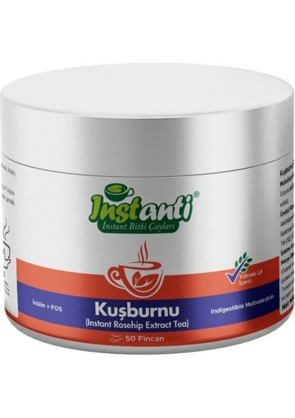 Prebiyotik Lif Içeren Instanti Kuşburnu Çayı Ekstresi
