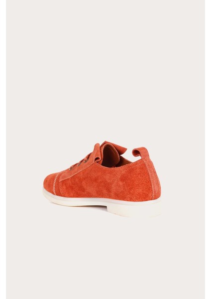 Kiremit Süet Kadın Düz Ayakkabı fırsatları