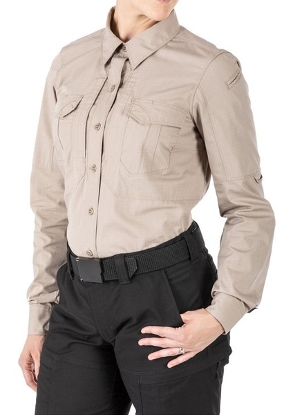 Model 5.11 Stryke Shirt Khaki Uzun Kol Bayan Gömlek fiyatları