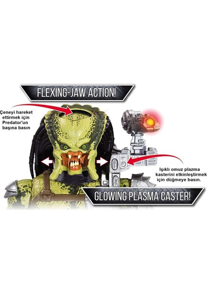 Klasik Predator Hareketli Aksiyon Figürü 30 Cm.
