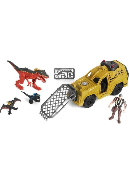 Sunman Sesli ve Işıklı Dino Valley Dinozor Avcısı Oyun Seti