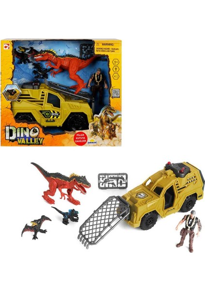 Sunman Sesli ve Işıklı Dino Valley Dinozor Avcısı Oyun Seti modelleri