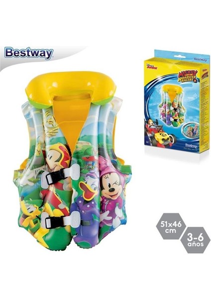 Bestway 51X46 cm Mickey Mouse Can Yeleği Bestway