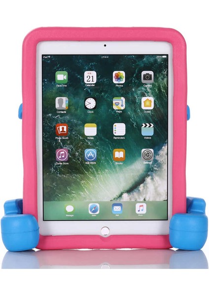 Apple iPad 9.7 Inç 5.6. Nesil Fuchsia Eva Boxer Tablet Silikon