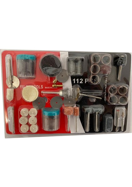 112 Parça Gravür Taşlama Zımparalama Fırçalama Hobi Uç Set Dolu Dolu Set fiyatları