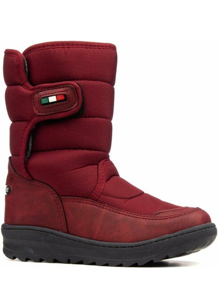Le Petit Bordo Içi Kürklü Kız Çocuk Kar Botu