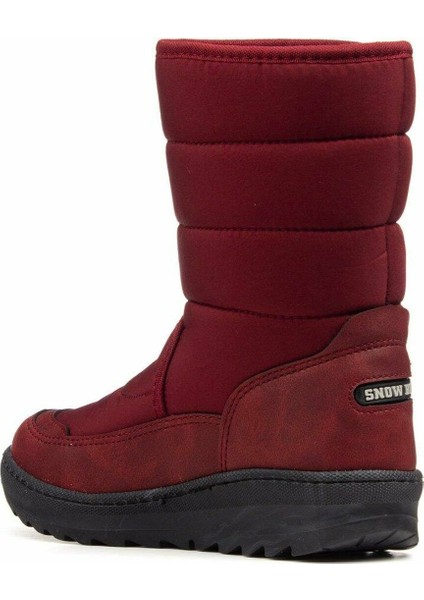 Le Petit Bordo Içi Kürklü Kız Çocuk Kar Botu modelleri