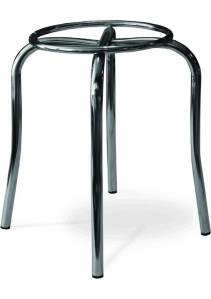 5'li Gri Tay Tüyü Siyah Profil Tabure Metal Tabure Mutfak Taburesi Kalın Tabure modelleri