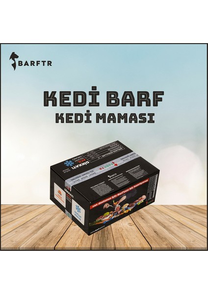 - Kedi Barf 3 kg Kedi Maması ( 15 Paket - 200 gr )