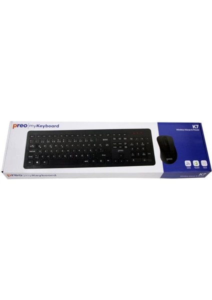 My Keyboard K7 Kablosuz Klavye & Mouse Set