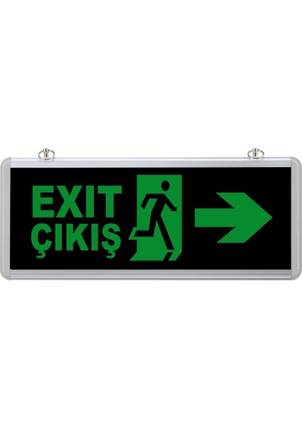 Elektrik SG002 Çift Yönlü Acil Çıkış/exıt Yönlendirme Armatürü (Sağ-Sol Yön)