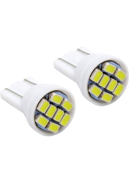 T10 LED Ampül Beyaz 2 Adet 12V 5W