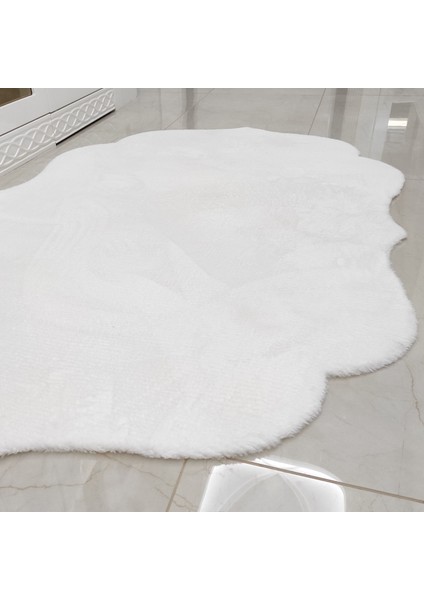 Marjinal Peluş Halı Dekoratif Lazer Kesim Peluş Halı Oda Halısı indirimleri