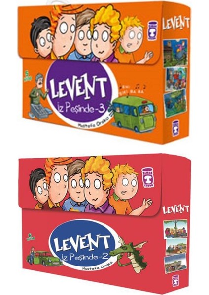 Timaş Levent Iz Peşinde Serisi 2. ve 3. Set (10 Kitap)