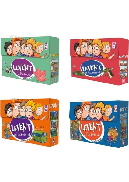 Timaş Levent Iz Peşinde Serisi 4’lü Tam Set (20 Kitap)