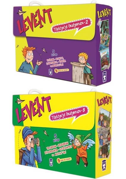 Timaş Levent Türkiye’yi Geziyorum Serisi 2. ve 3. Set (10 Kitap)