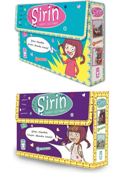 Timaş Şirin Dünyayı Geziyorum Serisi 1. ve 2. Set (10 Kitap)