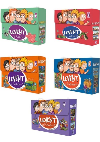 Timaş Levent Iz Peşinde Dizisi Tam Set (25 Kitap)