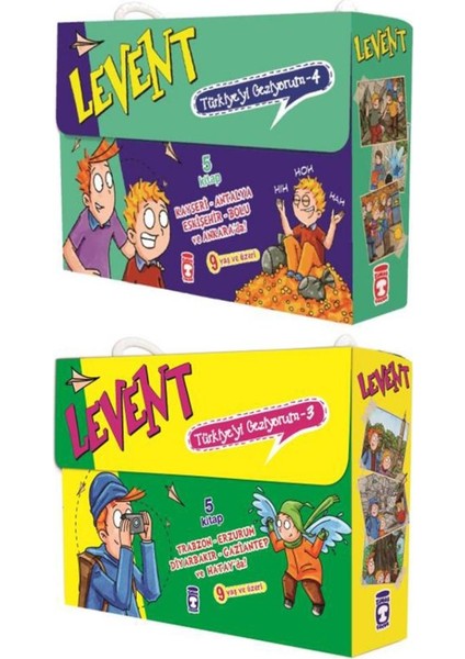 Timaş Levent Türkiye’yi Geziyorum Serisi 3. ve 4. Set (10 Kitap)
