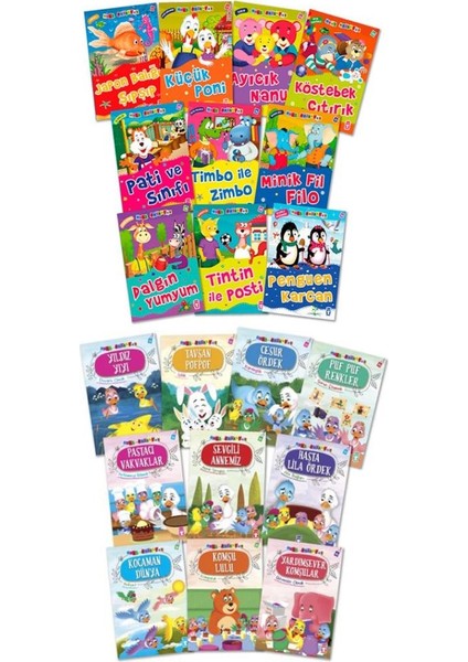 Timaş Mini Masallar Serisi 3. ve 4. Set (20 Kitap)