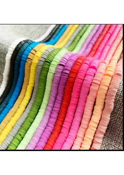 17 Renk Fimo Boncuk Takı Yapım Seti Takı Malzemeleri