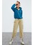 Zümrüt Yarım Fermuar Etek Ucu Büzgülü Kadın Polar Oversize Sweatshirt - 97171 4