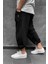 Erkek Siyah Oversize Rahat Kesim Eşofman Oversize Eşofman 2