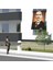 Sivil Mustafa Kemal Atatürk Portre Poster Cephe Bayrağı - 1,5x2,25 Metre 1