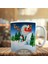Geyikler ve Noel Baba -Kardan Adam Kupa Bardak HEDIYELIK-24841 1
