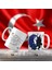 Asil Hediyelik Gülümseyen Mustafa Kemal Atatürk Yan Portre - Atatürk'ün Sözleri -Kupa Bardak 1