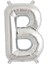 Harf Folyo Balon B Harfi Gümüş Renk 80 cm - 32" 1